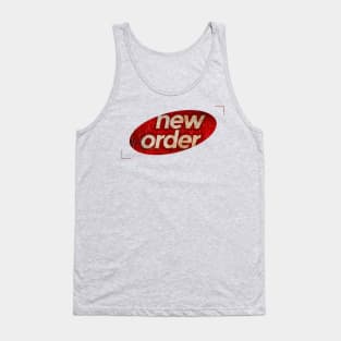 New Order - simple red elips vintage Tank Top